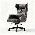 Chaise de bureau en simili cuir noir avec accoudoirs réglables 70 x 65 x 120cm