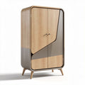 Armoire en bois de chêne au design moderne dimensions 80 x 40 x 120cm